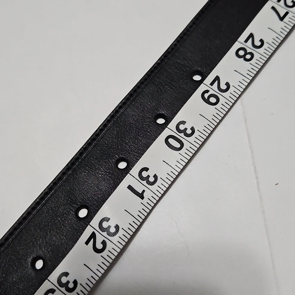 Chaps Men's Black Wide Adjustable Belt Size 29-33 #1132